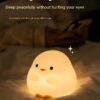 Cute Duck LED Night Lamp Cartoon Silicone USB Rechargeable Sleeping Light Touch Sensor Timing Bedroom Bedside Lamp For Kid Gift Home Decor - Image 7